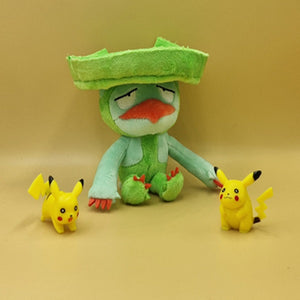 Pokemon Lombrero Kuscheltier - 14 cm Plüschtier Lombre