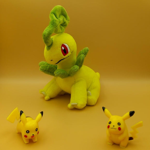 Pokemon Lorblatt Kuscheltier - 14 cm Plüschtier Bayleef