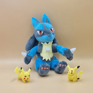 Pokemon Lucario Kuscheltier - 16 cm Plüschtier Lucario