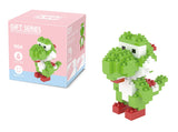 Yoshi Super Mario LNO Micro-Bricks Figur Bausatz - Tinisu