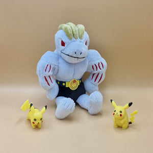 Pokemon Maschock Kuscheltier - 15 cm Plüschtier Machoke