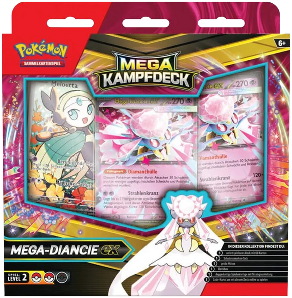 Pokemon Karten TCG Mega-Kampfdeck Mega-Diance ex Kollektion (deutsch)