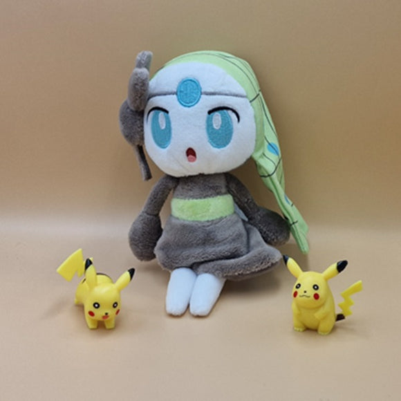 Pokemon Meloetta Gesangsform Kuscheltier - 14 cm Plüschtier Meloetta