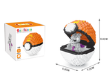 Pokemon Mewtu mit Pokeball LNO Micro-Bricks Figur Mewtwo - Tinisu