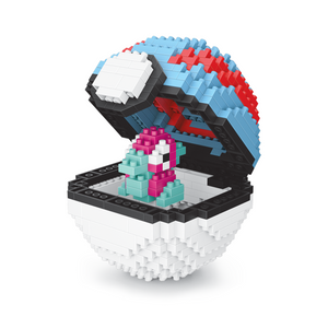 Pokemon Porygon mit Pokeball LNO Micro-Bricks Figur - Tinisu