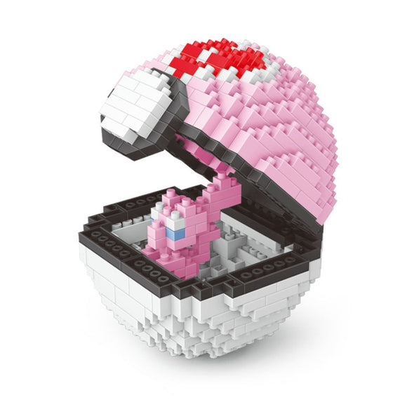 Pokemon Mew mit Pokeball LNO Micro-Bricks Figur - Tinisu