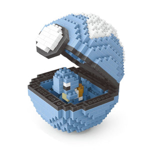 Pokemon Schiggy mit Pokeball LNO Micro-Bricks Figur Squirtle - Tinisu