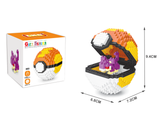 Pokemon Rattfratz mit Pokeball LNO Micro-Bricks Figur Rattata - Tinisu