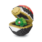 Pokemon Bisasam mit Pokeball LNO Micro-Bricks Figur Bulbasaur - Tinisu