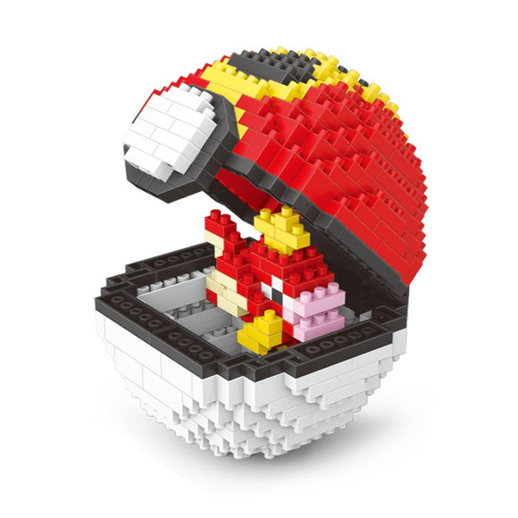 Pokemon Karpador mit Pokeball LNO Micro-Bricks Figur Magikarp - Tinisu