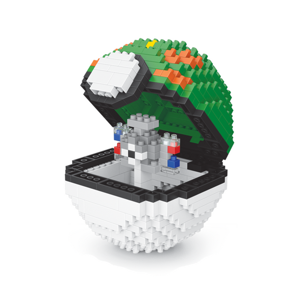 Pokemon Magnetilo mit Pokeball LNO Micro-Bricks Figur Magnemite - Tinisu