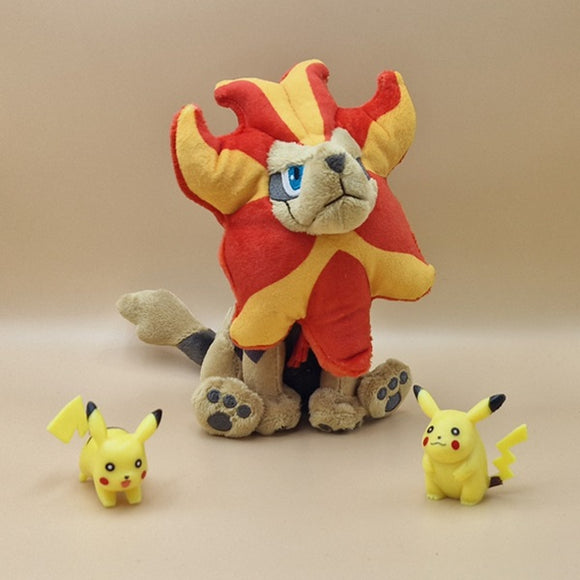 Pokemon Pyroleo ♂  Kuscheltier - 19 cm Plüschtier Pyroar