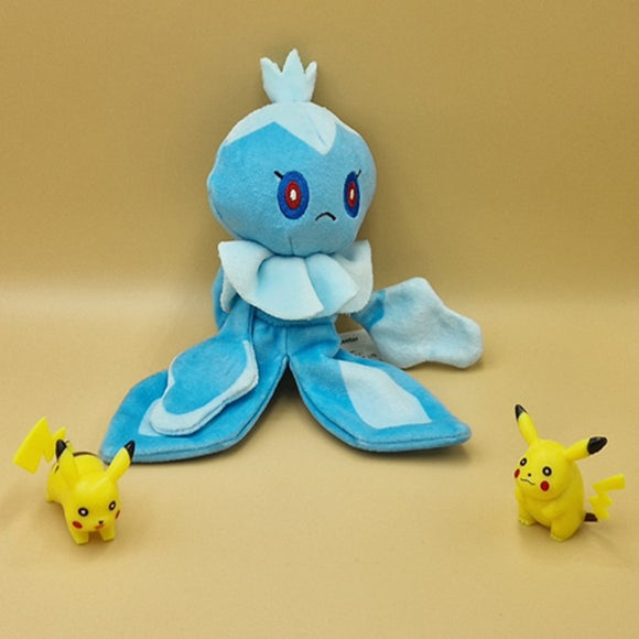 Pokemon Quabbel blau ♂ Kuscheltier - 18 cm Plüschtier Frillish