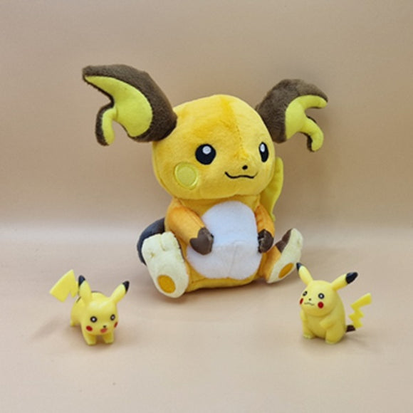 Pokemon Raichu Kuscheltier - 16 cm Plüschtier Raichu