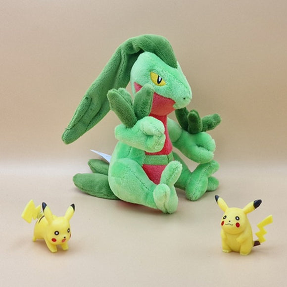 Pokemon Reptain Kuscheltier - 15 cm Plüschtier Grovyle