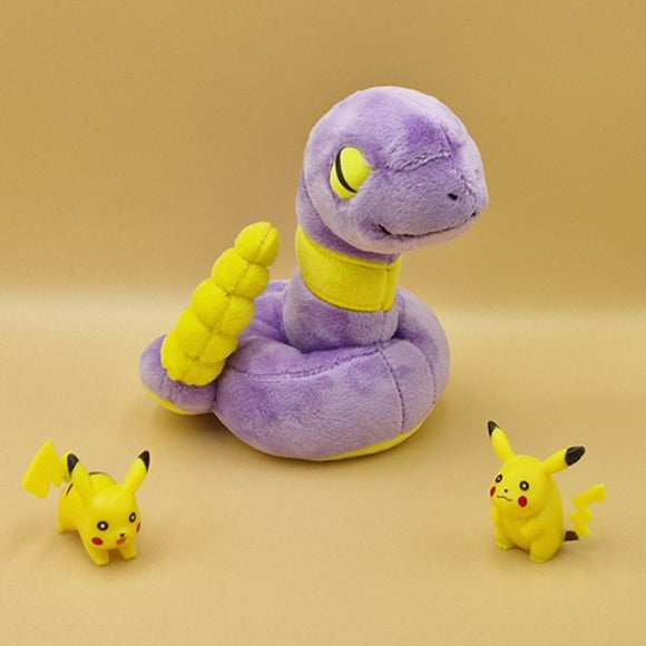 Pokemon Rettan Kuscheltier - 13 cm Plüschtier Ekans