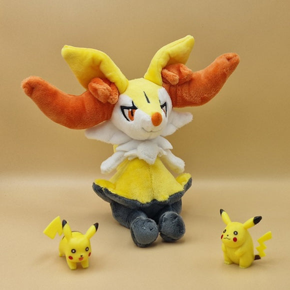 Pokemon Rutena Kuscheltier - 19 cm Plüschtier Braixen