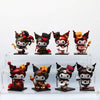 Hello Kitty Kuromi Figuren - 8 cm Statue Kuromi Kingdom Spade Edition-Tinisu
