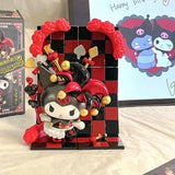 Hello Kitty Kuromi Figuren - 8 cm Statue Kuromi Kingdom Spade Edition-Tinisu