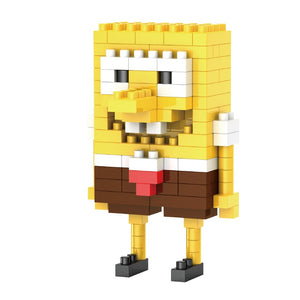 Spongebob LNO Micro-Bricks Figur Sschwammkopf - Tinisu