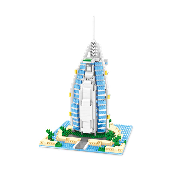 Burj al Arab Dubai Modell LNO Micro-Bricks Bausteine - Tinisu