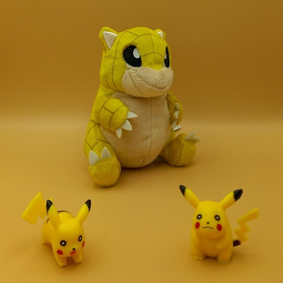 Pokemon Sandan Kuscheltier - 13 cm Plüschtier Sandshrew