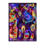 Pokemon Karten Hüllen Premium 50x Nachtara Glitzer Sleeves TCG Umbreon