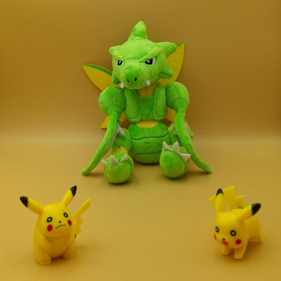 Pokemon Sichlor Kuscheltier - 15 cm Plüschtier Scyther