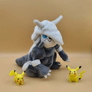 Pokemon Stolloss Kuscheltier - 16 cm Plüschtier Aggron