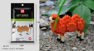 Trampeltier Figur Bausteine Modell LNO Micro-Bricks - Tinisu