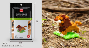 Löwe Figur Bausteine Modell LNO Micro-Bricks - Tinisu