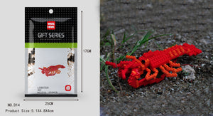 Lobster Figur Bausteine Modell LNO Micro-Bricks - Tinisu