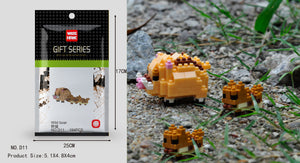 Wildschwein Figur Bausteine Modell LNO Micro-Bricks - Tinisu