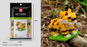 Tiger Figur Bausteine Modell LNO Micro-Bricks