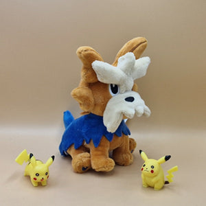 Pokemon Terribark Kuscheltier - 15 cm Plüschtier Herdier