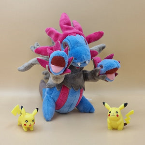 Pokemon Trikephalo Kuscheltier - 17 cm Plüschtier Hydreigon