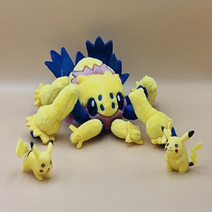 Pokemon Voltula Kuscheltier - 20 cm Plüschtier Galvantula