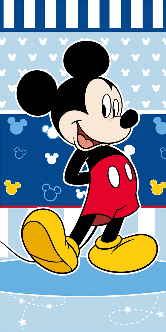 Micky Maus Handtuch Strand Mickey Mouse Badetuch 70x140cm