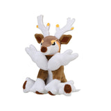 Pokemon Kronjuwild (Winterform) Kuscheltier - 16 cm Plüschtier Sawsbuck (Winter Form)