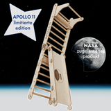 Apollo Schwedische Wand / Kletterleiter für kleine Astronauten + Mondschaukel-Set + Rutschbrett