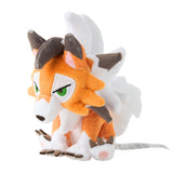 Pokemon Wolwerock (Zwielichtform) Kuscheltier - 17 cm Plüschtier Lycanroc (Dusk Form)