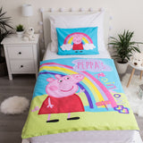 Peppa Pig Wutz Kinder-Bettwäsche Mickey 100 x 135 cm - weiche Baumwolle