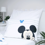 Micky Maus Kinder-Bettwäsche Mickey 100 x 135 cm - weiche Baumwolle