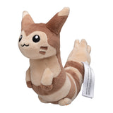 Pokemon Wiesenior Kuscheltier - 14 cm Plüschtier Furret