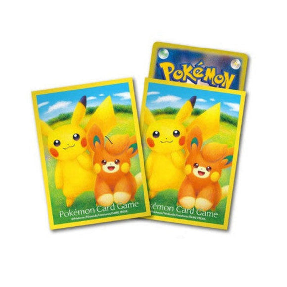 Pokemon Karten Hüllen Premium 64x Pamo Pikachu Sleeves TCG