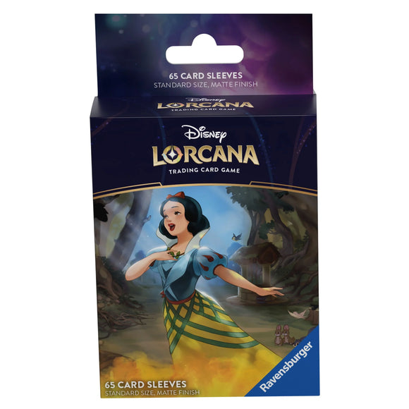 Lorcana TCG Karten 65 Hüllen Schneewittchen Disney Sleeves