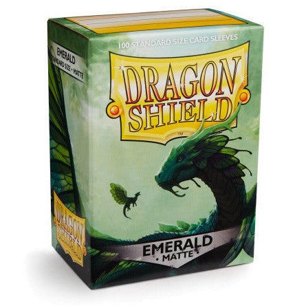 Dragon Shield Kartenhüllen 63 x 88mm Matte Sleeves Emerald (100) - Tinisu