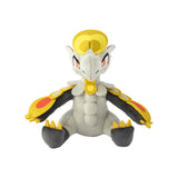 Pokemon Mediras Kuscheltier - 16 cm Plüschtier Hakamo-o