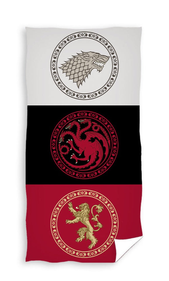 Game of Thrones Handtuch Strand Stark Targaryen Lannister Badetuch 70x140cm