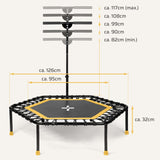Höhenverstellbares Fitness Trampolin